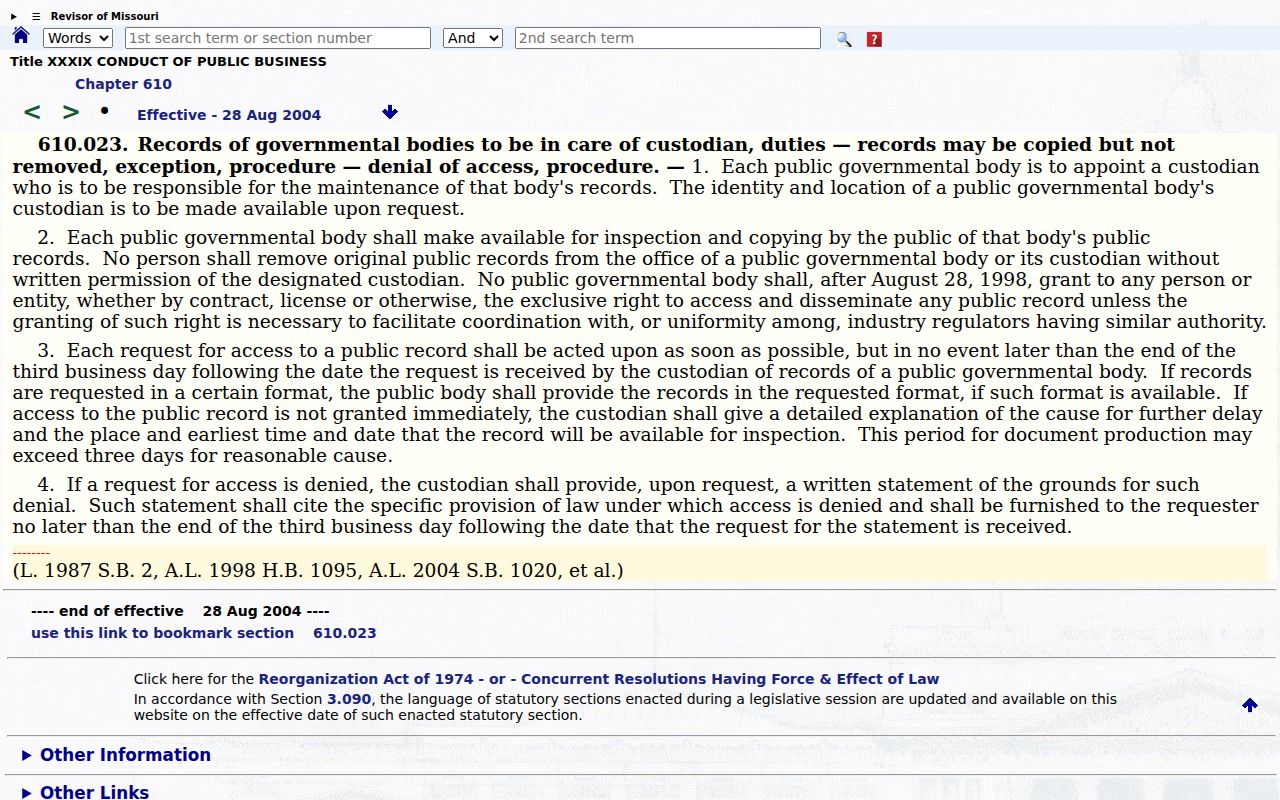 Clark County civil court docket public records request statute