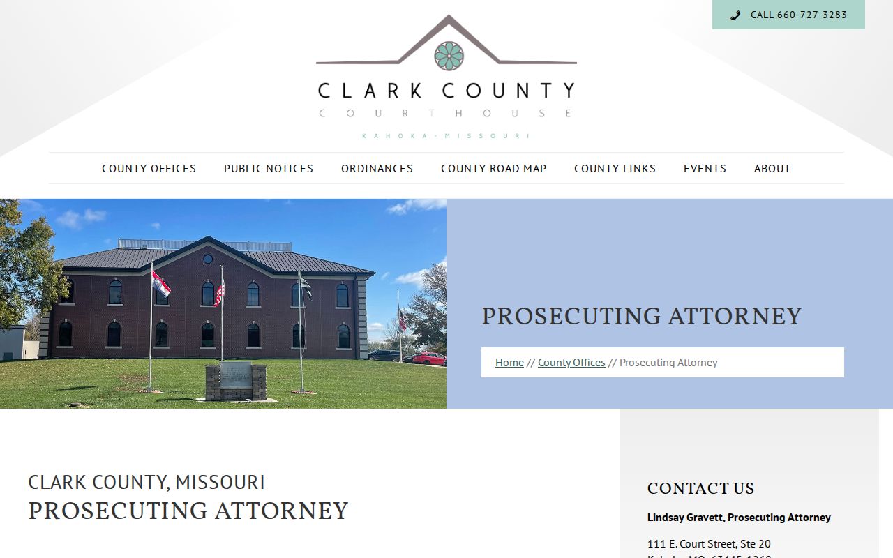 Clark County criminal court dockets and prosecuting attorney record information