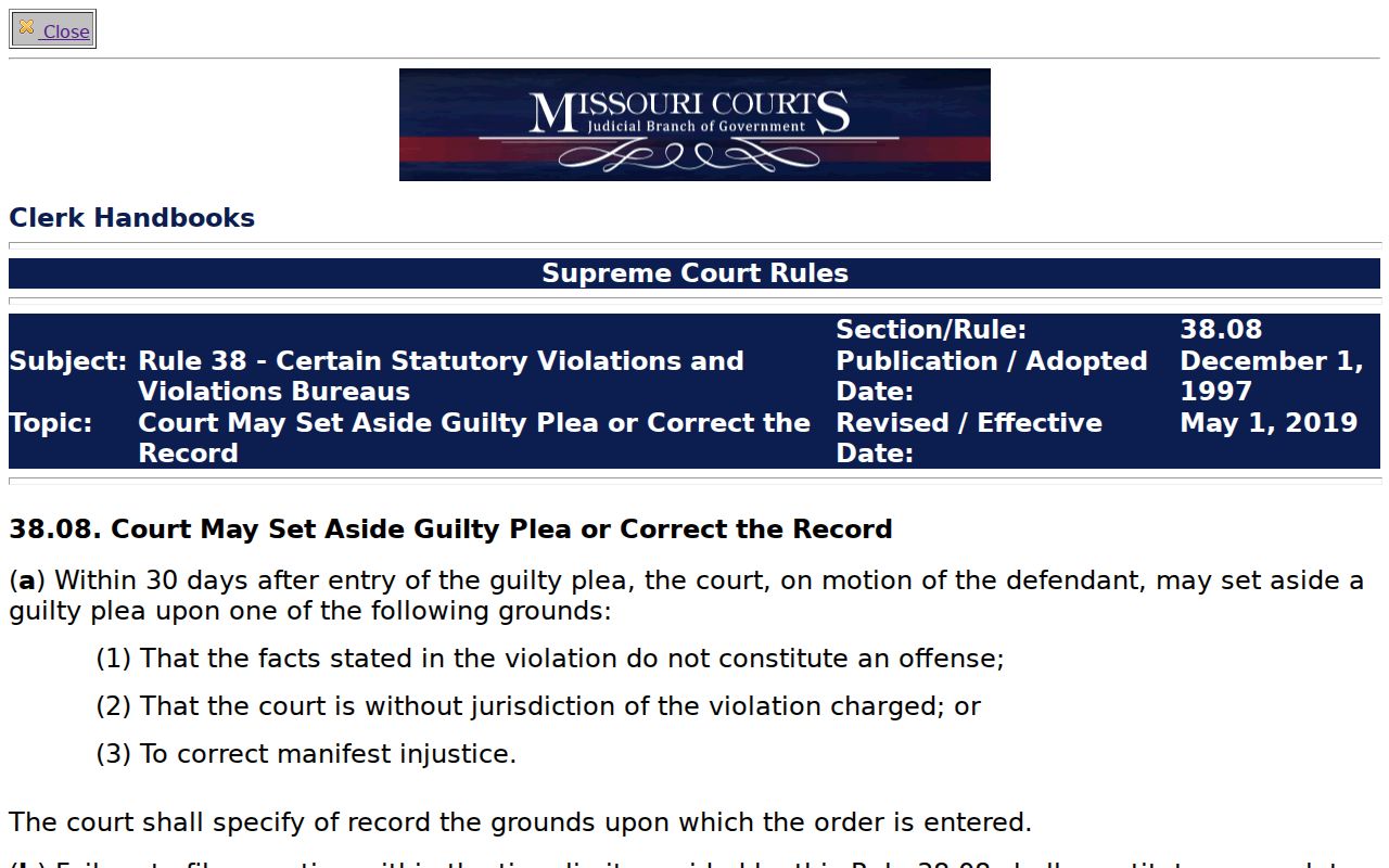 Clark County traffic court citation procedure record